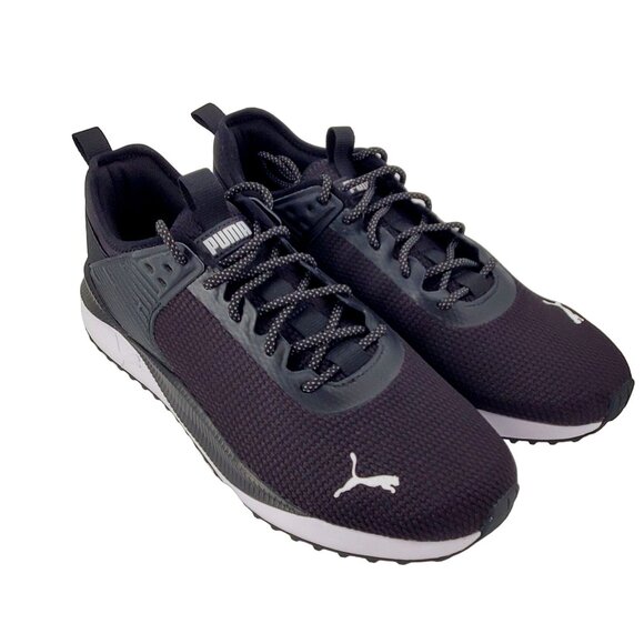 Puma Men\'s 10 Sneakers PC Runner Activewear Shoes Breathable Athletic Black